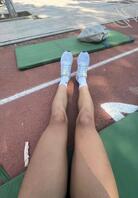 白袜爆脏拖鞋体育生1