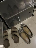 这双之前射满的鞋子 我妈穿了一天