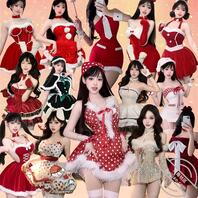 马上圣诞节了，买几件圣诞情趣内衣给老婆穿，各位兄弟帮忙选一选。 0