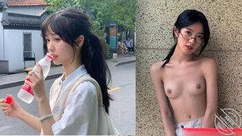 反差臭婊子，对比照1