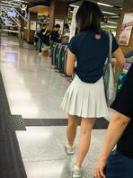 地铁站里的美腿0