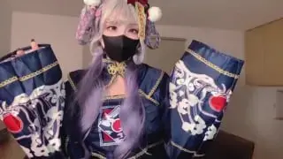 万圣节僵尸妹妹帮你实现淫邪愿望，淫语对白太骚了 哥哥你快操死我了 