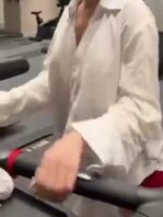 早起健身房露出