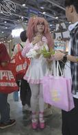 抄底无内白丝coser