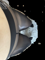 胖CDの黑色油光开档丝袜写真1