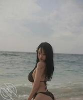 深棕比基尼，自由调节松紧，让饱满身材不勒肉1