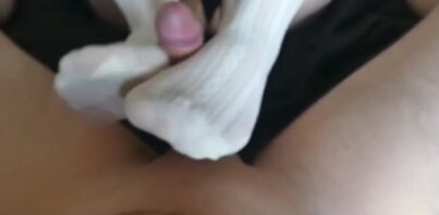 骚老婆的白袜足交