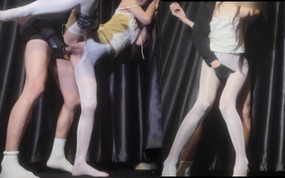 [原创]「加禾原创」腿很好看的舞蹈生白丝淦到狂抖