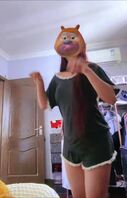 女朋友跳舞 请兄弟们点评身材