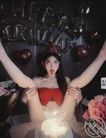 人前清纯女神人后无脑母狗，做梦都想着被野爹暴虐蹂躏的废物母畜