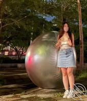 野外露出，小胖妹2