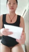 驻马店职业学院许梦如的认主视频--完美露脸