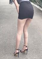 短裙露出