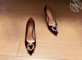 小姨美脚穿过的鞋子(附带几张美腿)1