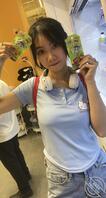 碰到的小姑娘，挺不错1