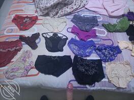 朋友妈妈的骚逼内裤1