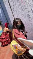 【抄底】漫展黑丝白内