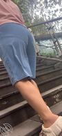 走这大屁股后面，想射到大屁股上
2