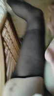 北京小伙穿女大原味黑丝后入