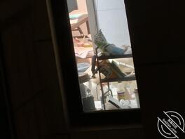 无意间拍到了教师女邻居私房照0