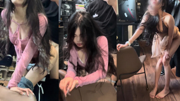 （原创）长得漂亮的女主播都是在公司办公室被老板干的上班时间偷情