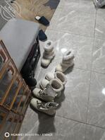 扫楼打胶    女神白靴