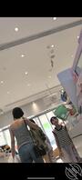 牛仔裤长腿吊带女大，姨妈都漏出来了1