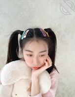 女朋友的新造型，还是双马尾2