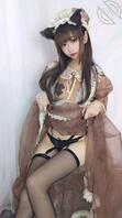 萝莉母狗桂阳雷媛媛透明女仆装（3）